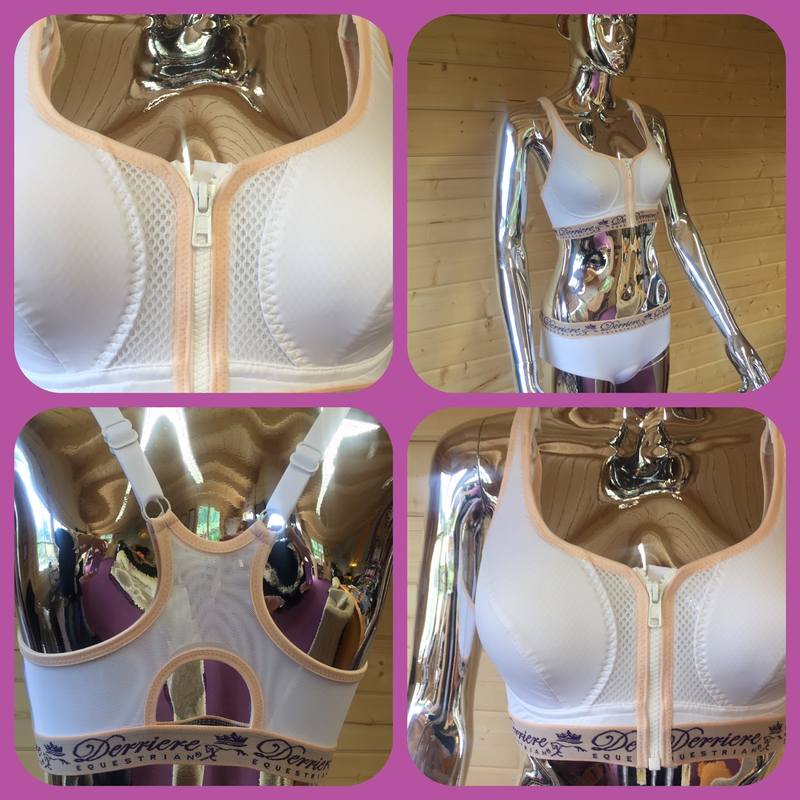 Derriere Equestrian: Sports Bra's For Horse Riders ~ Stop the jiggle!