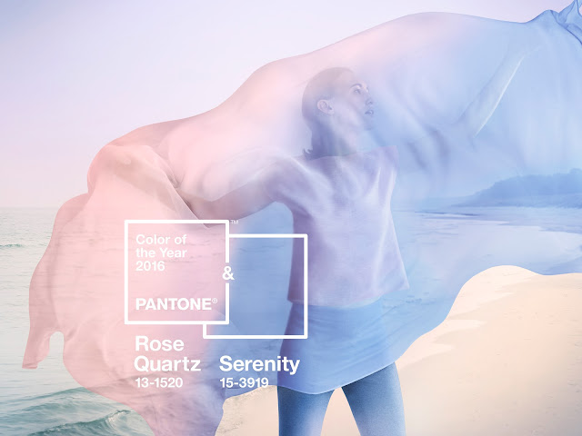 Pantone Color of the Year 2016: Rose Quartz and Serenity