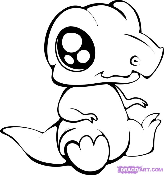 baby dinosaur coloring pages - photo #15