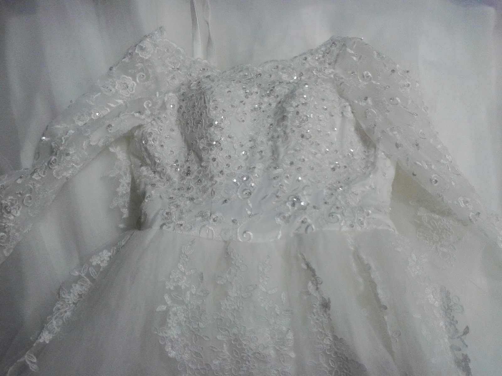 ball gown gaun pengantin putih