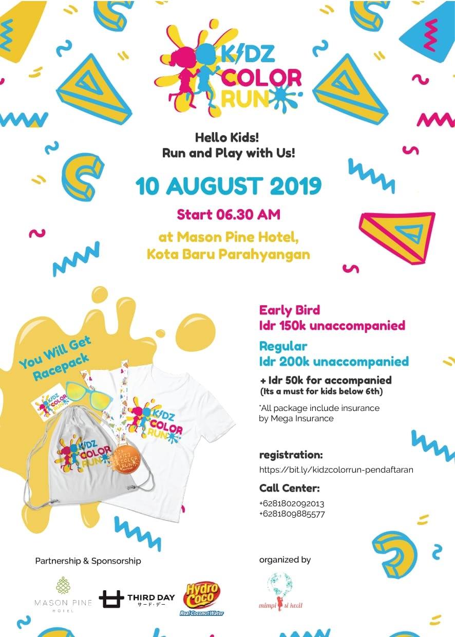Kidz Color Run โข 2019 Kidz Color Run โข 2019