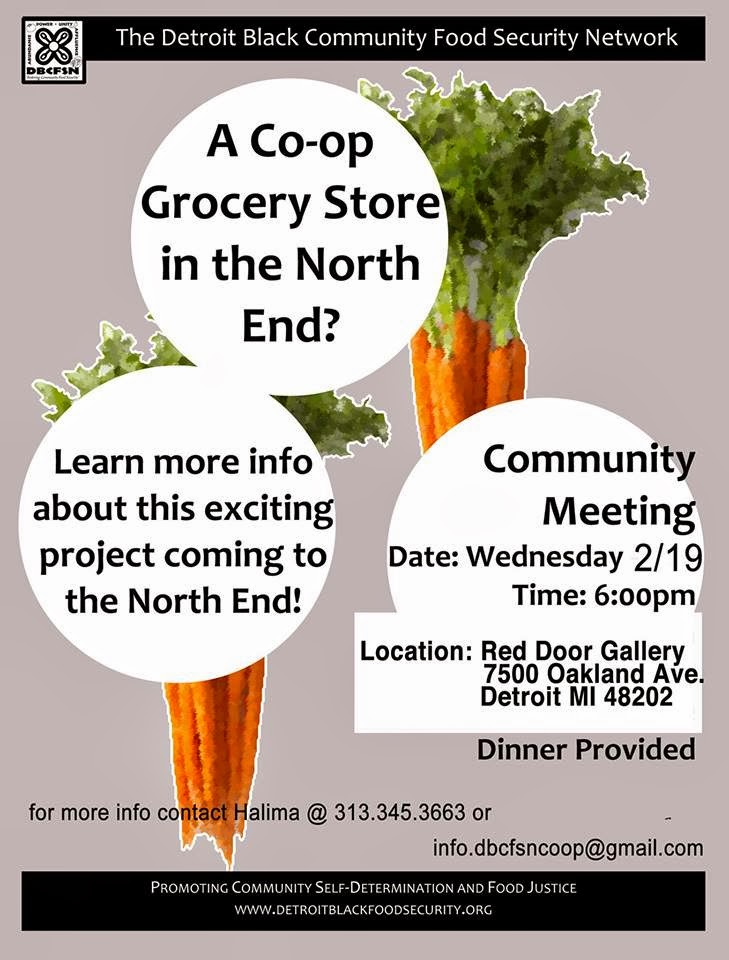 DTown Farm North End CoOp Grocery Store Meeting, Wed. Feb.19 6PM