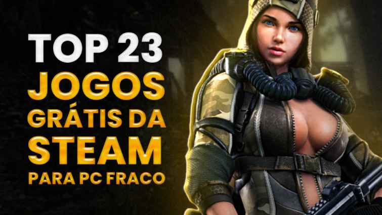TOP 10 FPS ONLINE GRÁTIS & LEVES PARA PC FRACO 2022 NA STEAM
