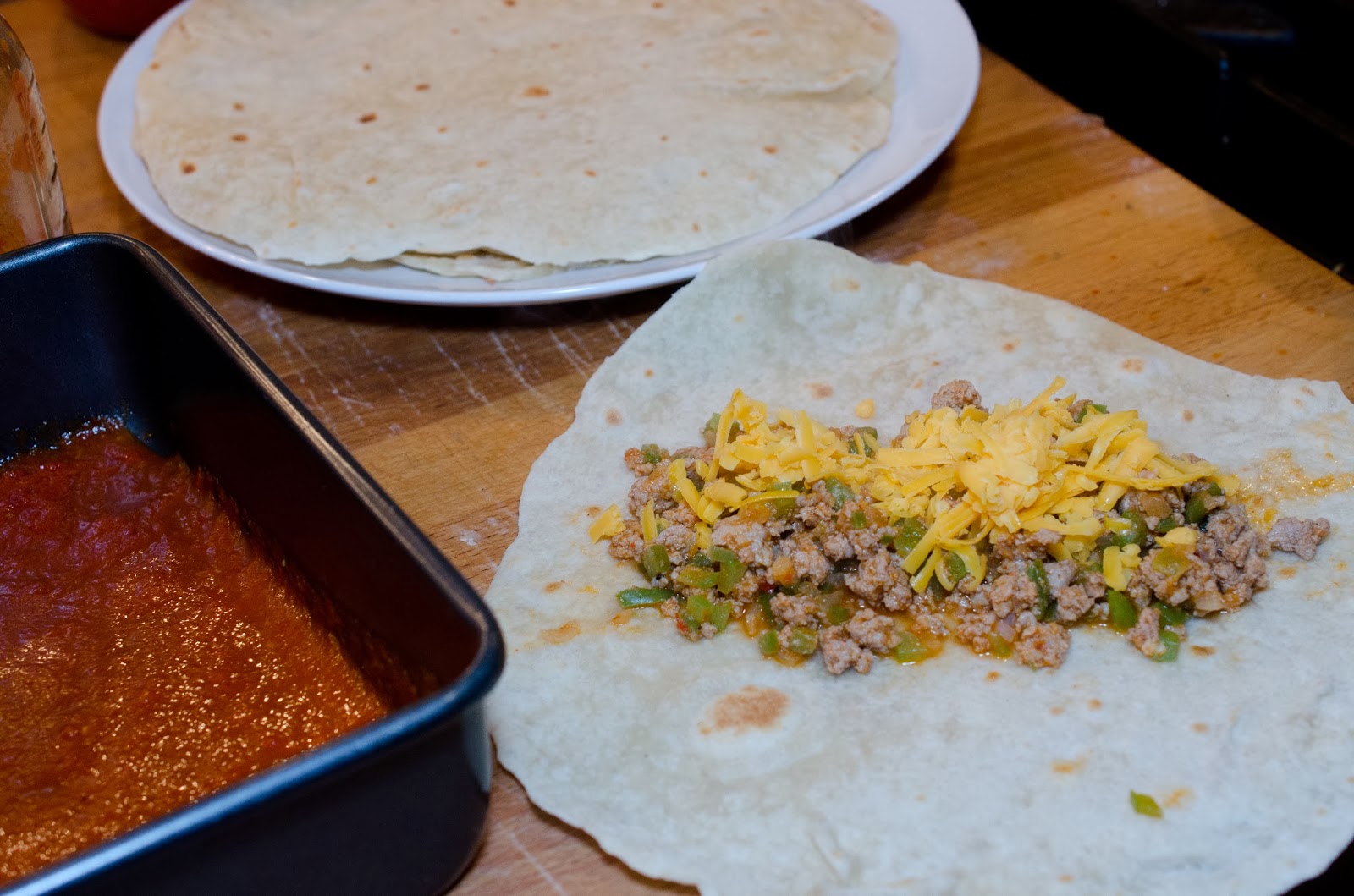 Queens Foodie Mama Turkey Enchiladas