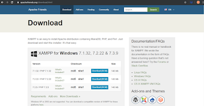 Cara Install Xampp di Windows PC Cara Install Xampp di Windows PC