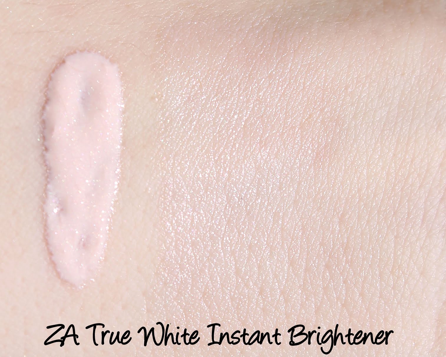 ZA True White Instant Brightener Swatches & Review
