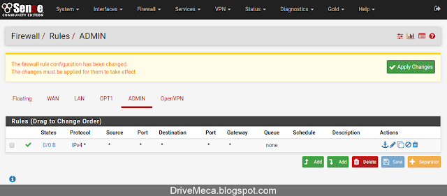 DriveMeca creando y configurando vlan en pfSense paso a paso