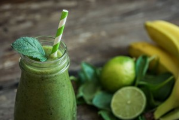 How to make smoothie lemon and mint