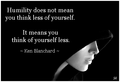 What God Said Tonight: Humility...