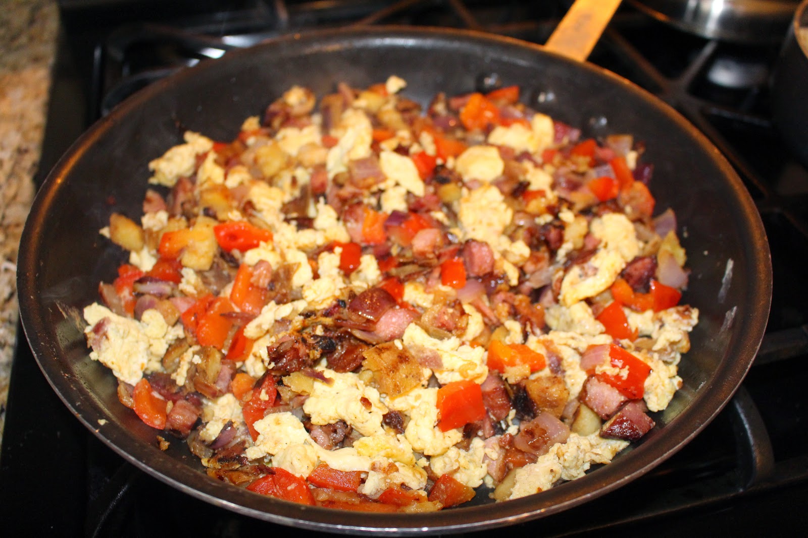Kitchen Cheetahs: Super Easy Potatoes, Eggs & Ham Skillet Meal (Gluten ...