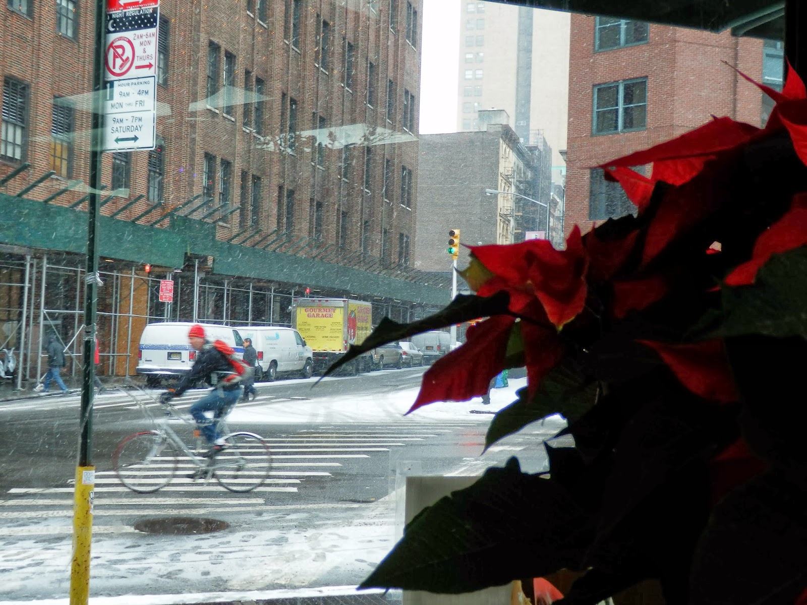 One Picture a Day from New York City Snow yesterday on 6th Avenue