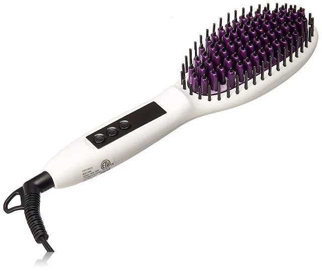 Is The Instyler Straight Up Ceramic Straightening Brush For Curly Hair?