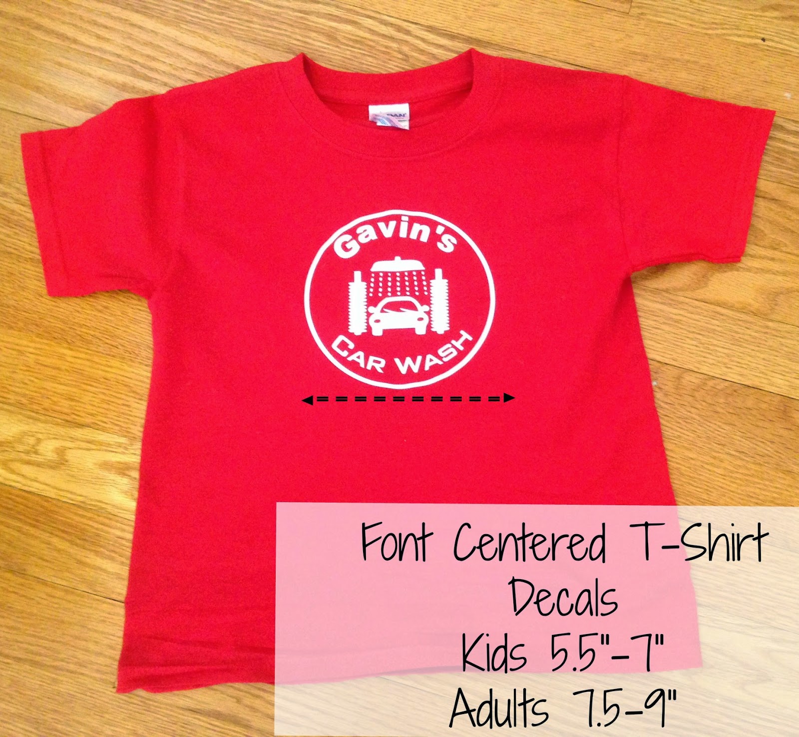 HTV Shirt Decal Placement and Size Tips and Resources - Silhouette School