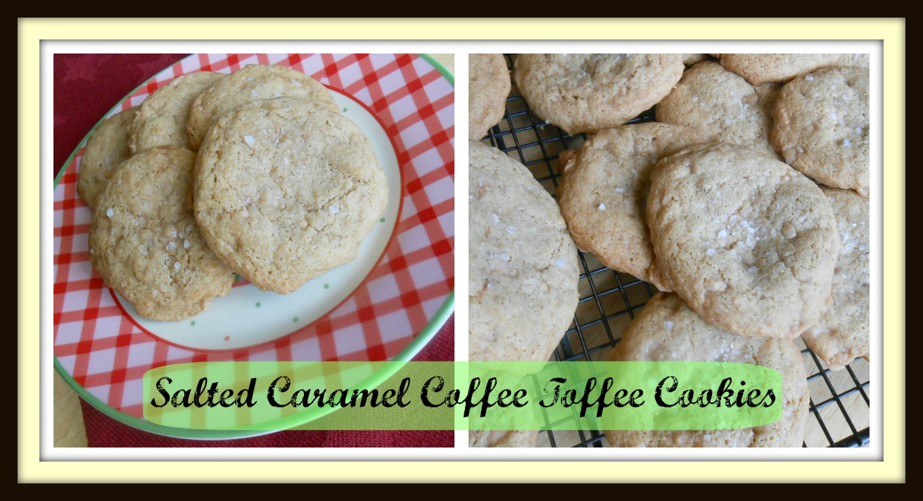 The Better Baker Salted Caramel Coffee Toffee Cookies