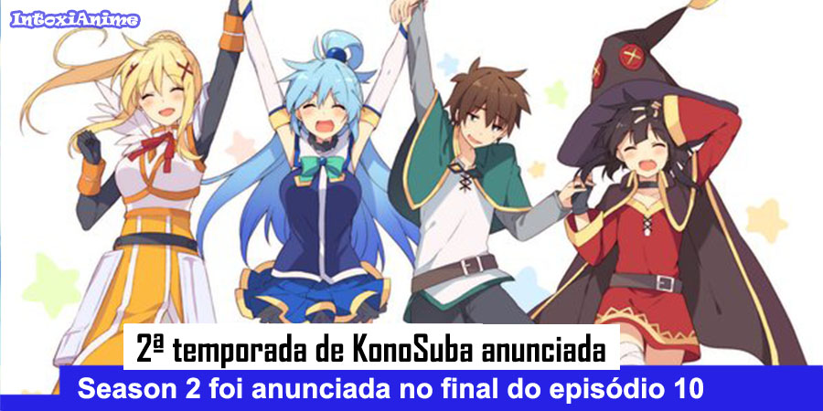 3ª Temporada de KonoSuba! é Anunciada Oficialmente
