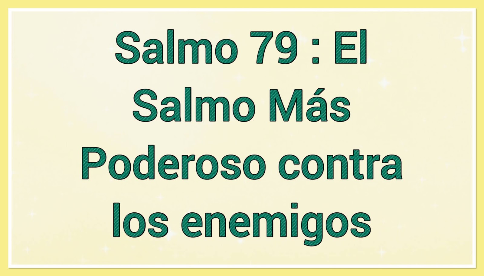 Cantos y Oraciones Salmo 79 El Salmo Mas Poderoso Contra Los Enemigos 🙏🏻 Cantos y Oraciones Salmo 79 El Salmo Mas Poderoso Contra Los Enemigos 🙏🏻