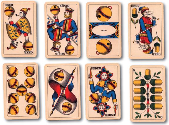 щвейцарские игральные карты традиционная колода
