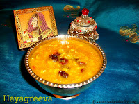 images for Hayagreeva Recipe / Hayagriva Recipe /Hayagreeva Maddi Recipe / Sweet With Channa Dal And Jaggery