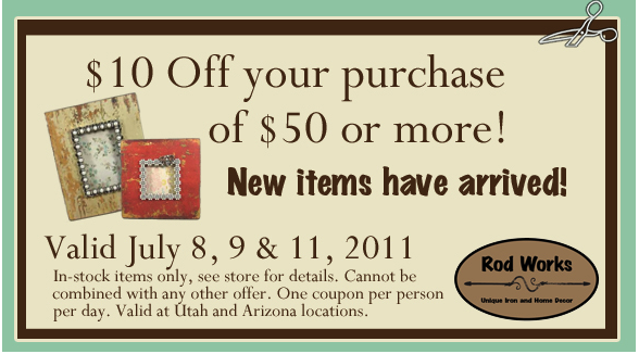 Fun Cheap or Free Coupons &amp; Deals: Rod Works coupon (Utah)