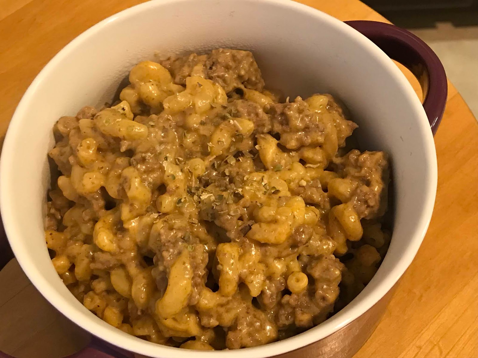 The Pastry Chef's Baking Homemade Hamburger Helper Cheeseburger Macaroni