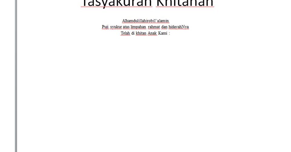 Kata Kata Ucapan Buat Khitanan Ucapan selamat pagi