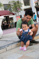 My husband and my lovely daughter