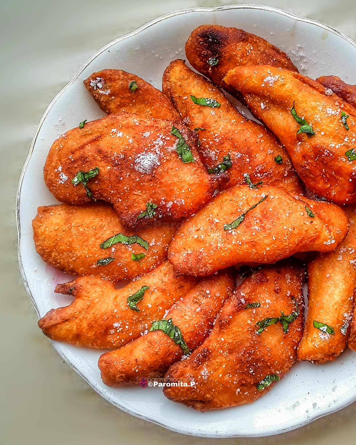 Potato Fritters Paromita's Passions