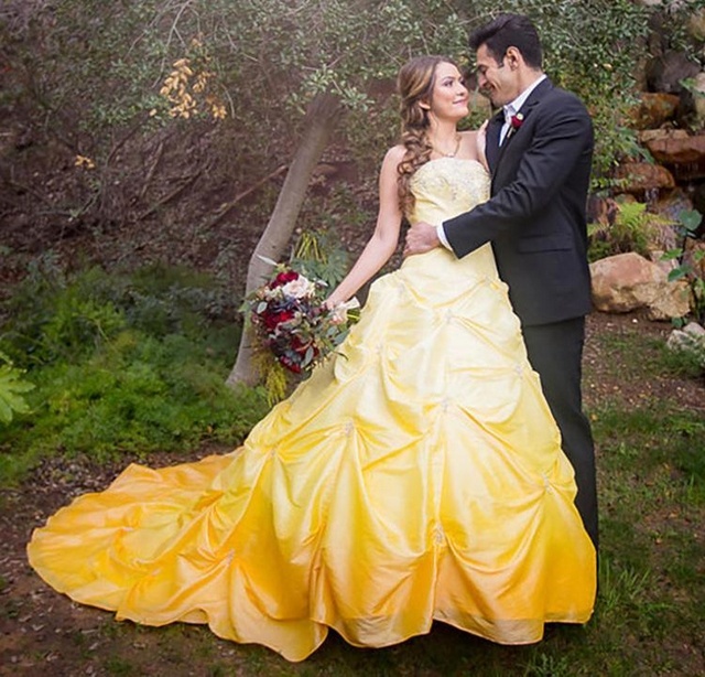 15 Best Princess Belle Beauty And The Beast Wedding Dress For Brides Wedding Celebration