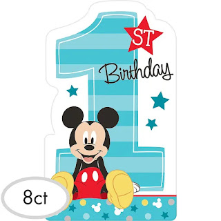 Mickey Mouse 1st Birthday Invitations