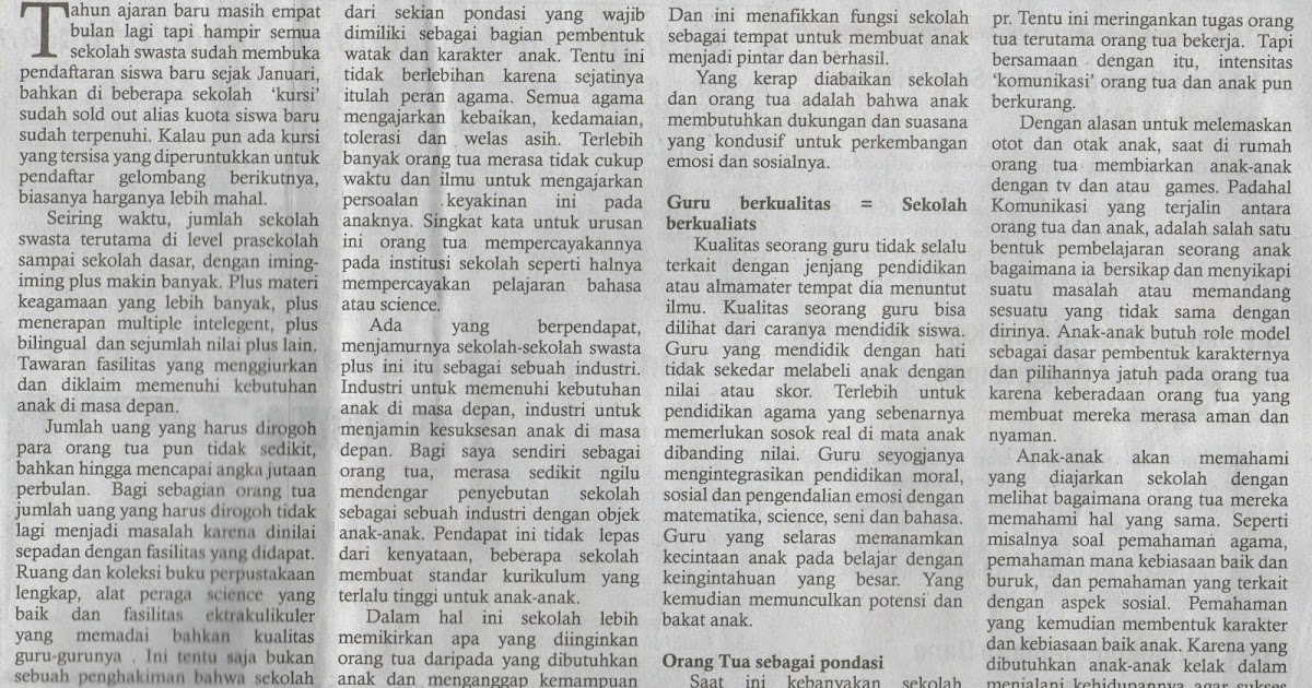 Contoh Artikel Kesehatan Bahasa Indonesia - Contoh II