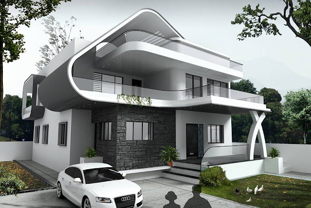80 Desain Rumah Mewah Minimalis Modern 2 Lantai Model Terbaru