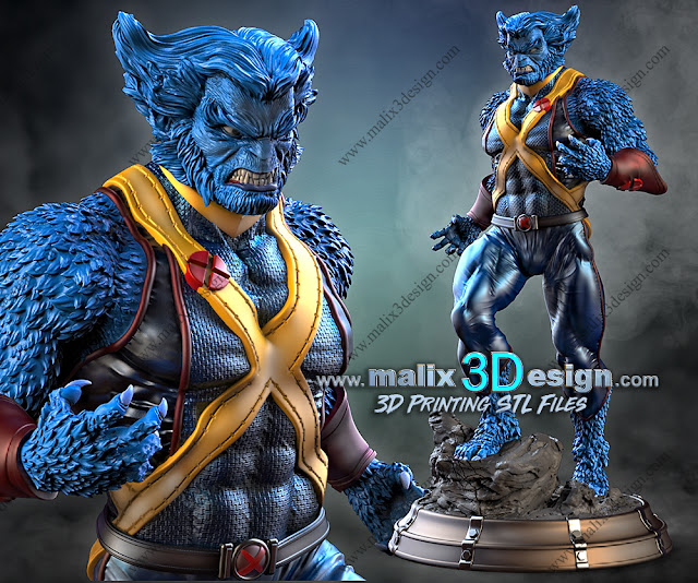 The Beast Stl Files Www Malix3design Com Sanix 3d Designer