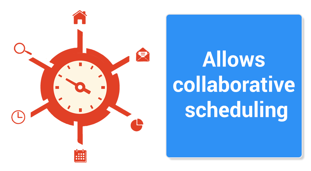 Allows collaborative scheduling