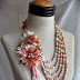 Floral beads necklace