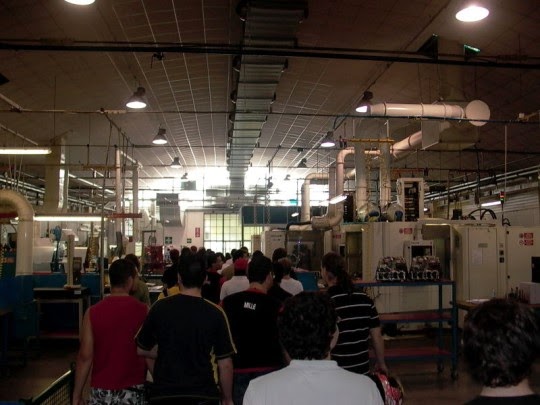 CAGIVA factory tour photos