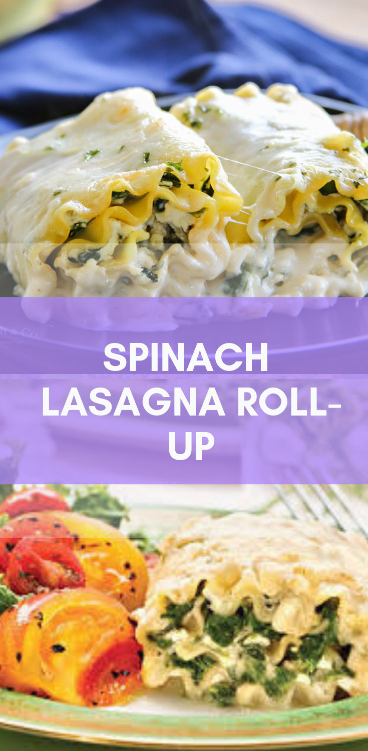 SPINACH LASAGNA ROLLUP Barbara Cooking
