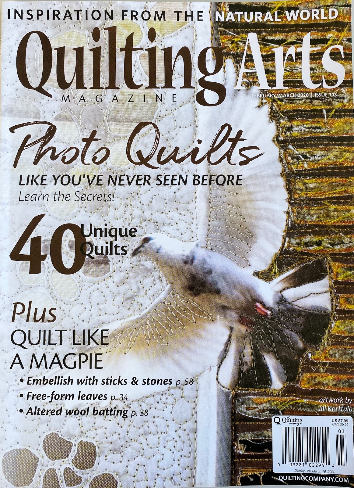 Margas Crafts *Quilting Arts Magazine*...my latest article