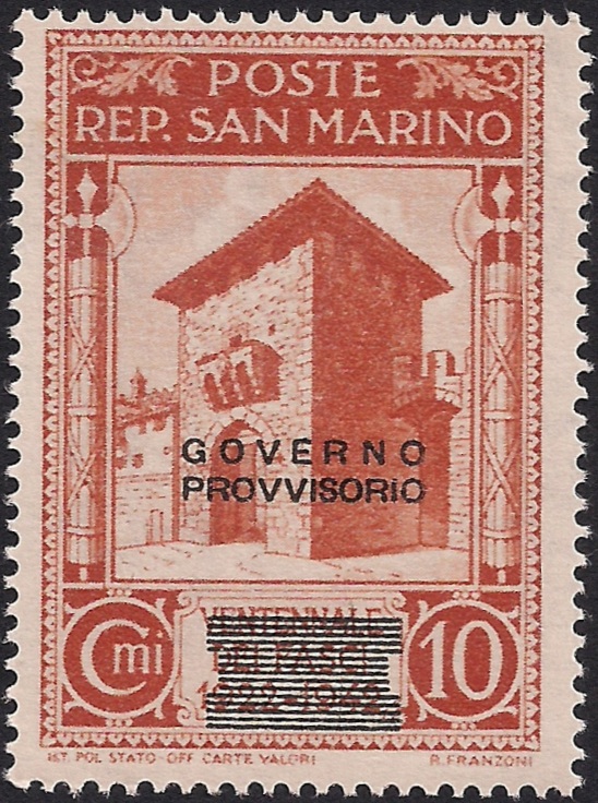 Francobolli di San Marino Governo Provvisorio del 1943 Francobolli di San Marino Governo Provvisorio del 1943