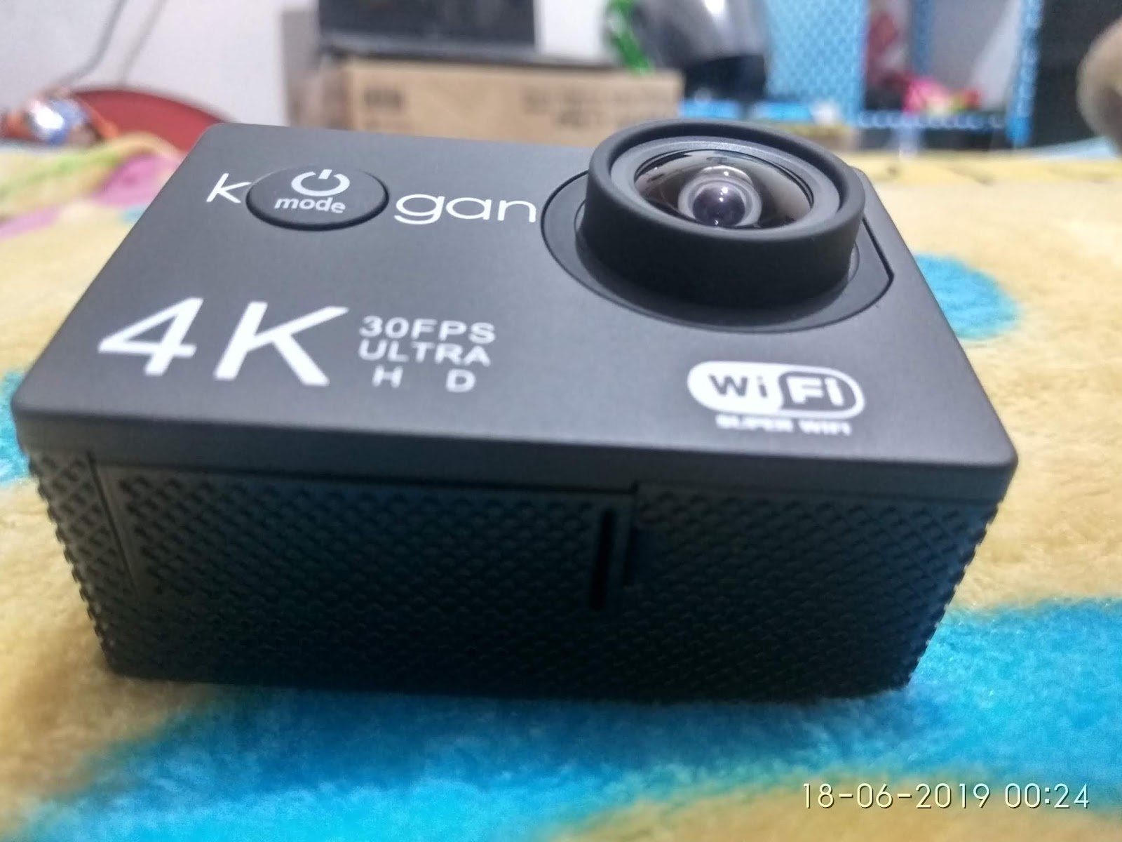 Blog AgustianRA Review Action Camera KOGAN 4K UltraHD WiFi 100 ASLI