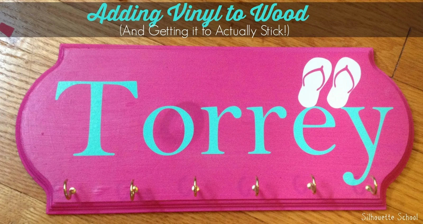 How to Put Vinyl On Painted Wood Signs (So It Actually Sticks) - Silhouette  School