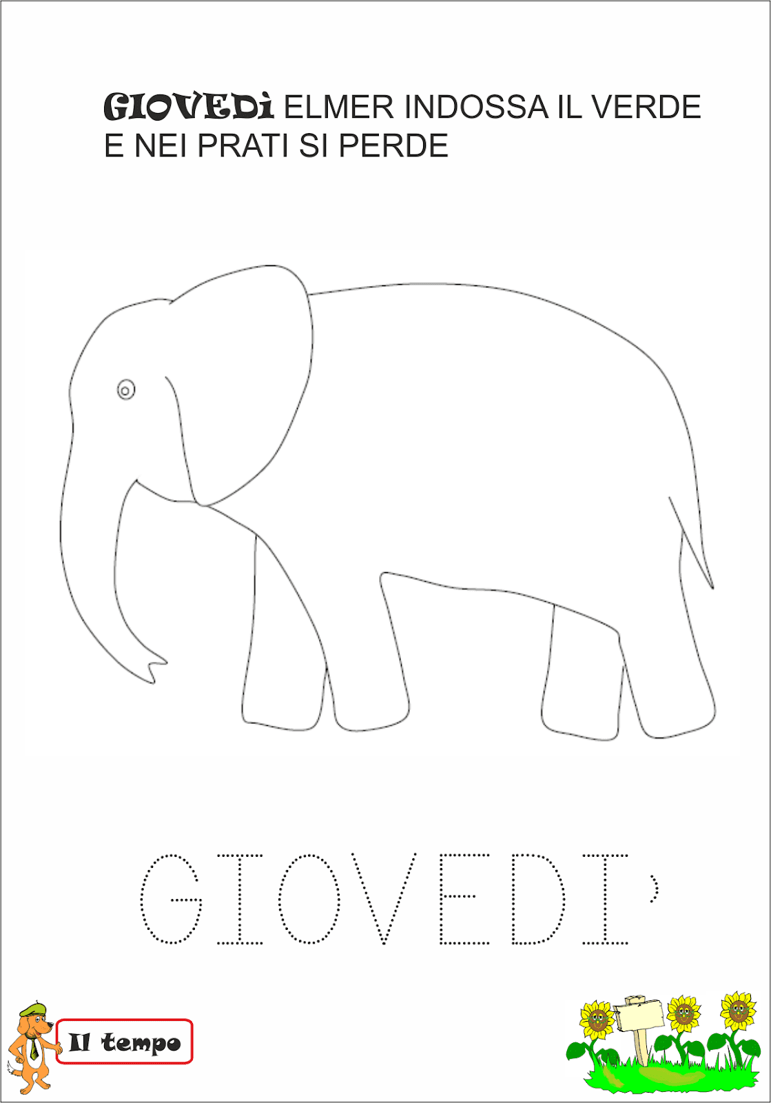 A Scuola con Poldo La settimana di Elmer