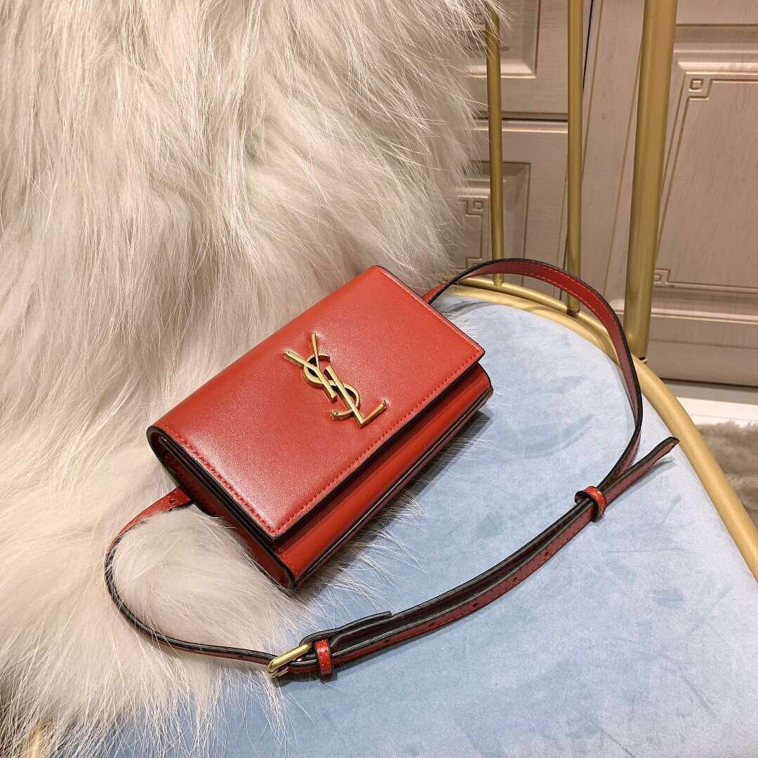 WE Do Love Luxury SAINT LAURENT PARIS YSL Kate Belt Bag in Smooth Leather Style ID 534395DV70J6805