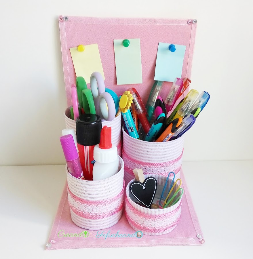 organizador-reciclado-con-latas-cartón-y-retales-de-tela-creandoyfofucheando