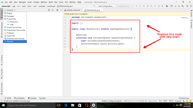 How to turn website into app using Android studio (URL to App) - Answersjet