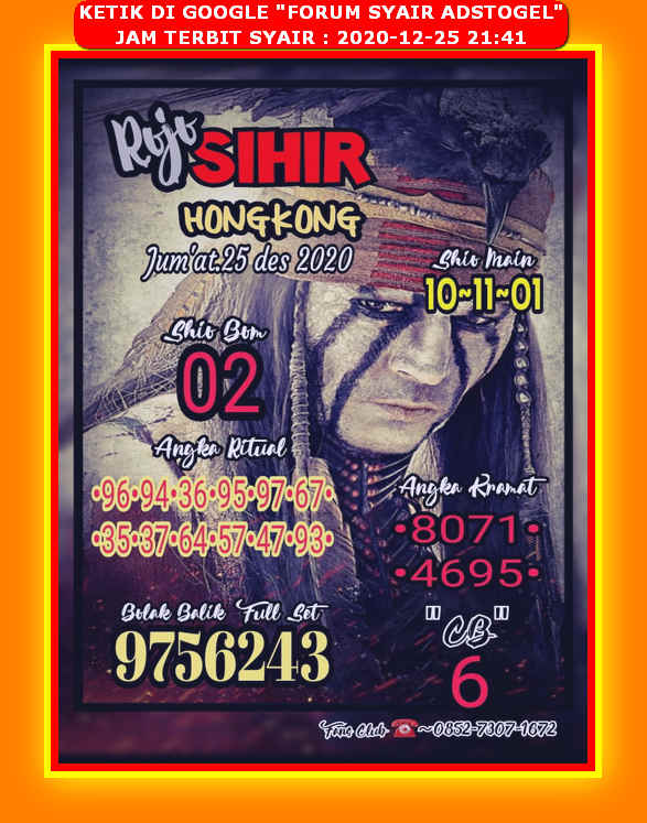 1 New Message Kode Syair Hongkong 25 Desember 2020 Forum Syair Togel Hongkong Singapura Sydney