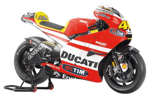 colección valentino rossi todas mis motos, Ducati Desmosedici GP11 1:18