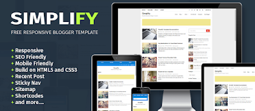Simplify Free Responsive Blogger Template