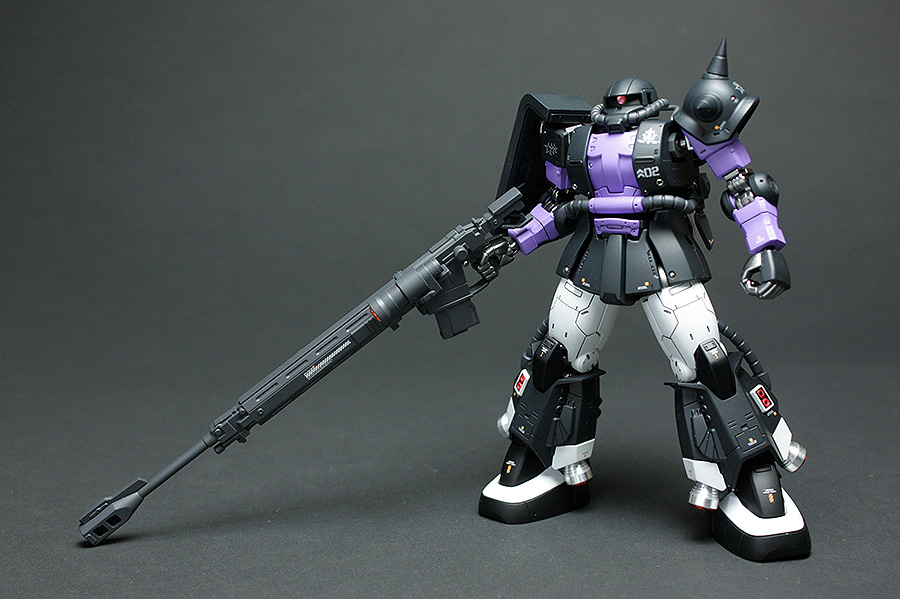 GUNDAM GUY: HG 1/144 Zaku II Black Tri-Star High Mobility Type [Gundam ...