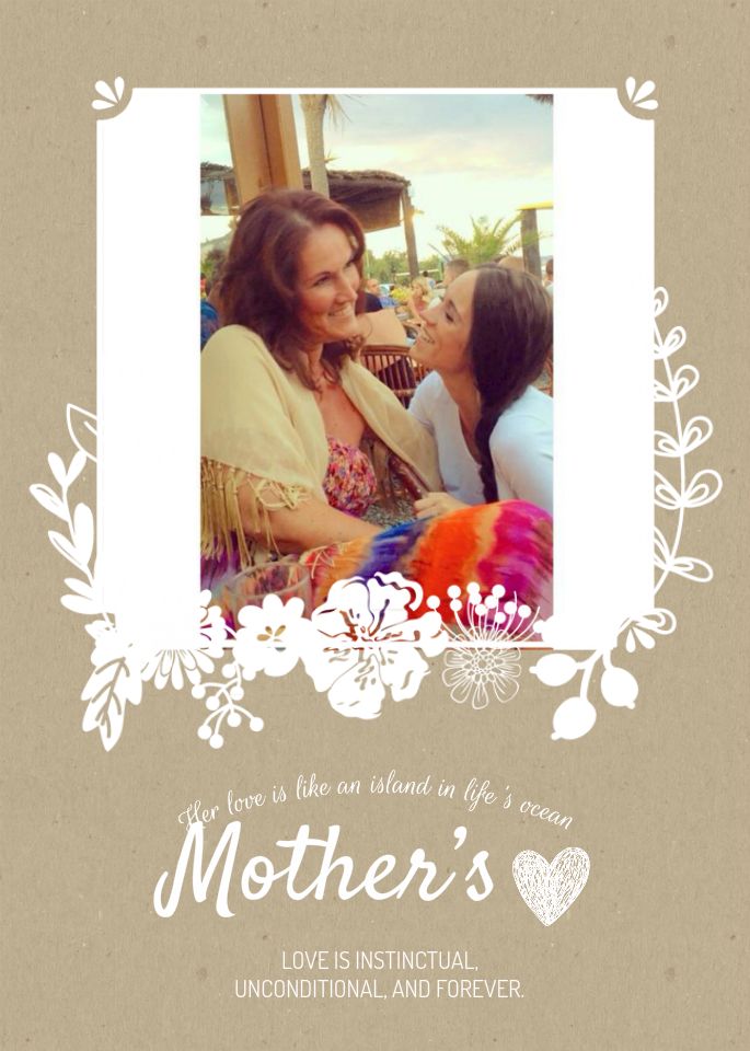 Wat is er nou leuker dan te verrassen met een zelfgemaakte moederdagkaart met eigen foto? Wat is er nou leuker dan te verrassen met een zelfgemaakte moederdagkaart met eigen foto?