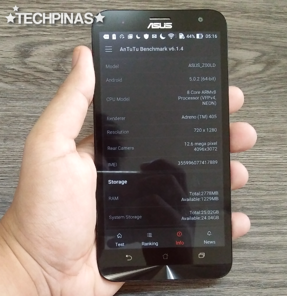 Asus ZenFone 2 Laser 5.5 S ZE550KL